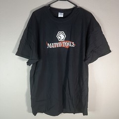 Vintage Matco Tools Shirt Mens XL Black hot rod Mechanic Shop Truck Logo Tee