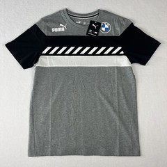 PUMA X BMW Motorsports MMS SDS GRAY T SHIRT 531179-03 SIZE MEDIUM NEW NWT