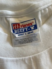 1997 Vintage-Hanes Men’s L White Cotton Preshrunk Crew Tee Chuck Berry Graphic