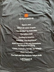 Authentic New McDonalds The Crew As Featured In Tee 2023 Black White