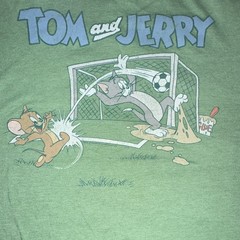 Old Navy Collectabilitees Tom & Jerry Green Graphic Print Boys XL (14/16)