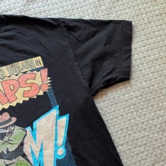 Stones Throw Shirt Mens Large Black Madvillain All Caps MF Doom Tee Hip Hop