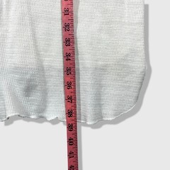 Hanes American Sportsman Thermal Shirt Mens 2XL White Waffle Knit Longline