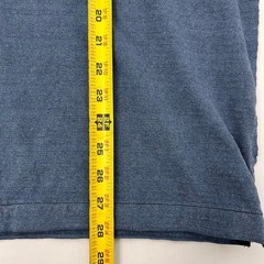 Carbon 2 Cobalt Shirt Mens Large Blue Cotton Long Sleeve Watermark Henley