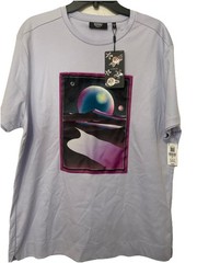 Murano Interdimensional Collection Velour Patch Screen Print Short Sleeve NWT
