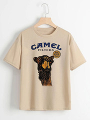 It’s Great Fun Camel T-shirt S-234XL Unisex Cotton One Side KY131