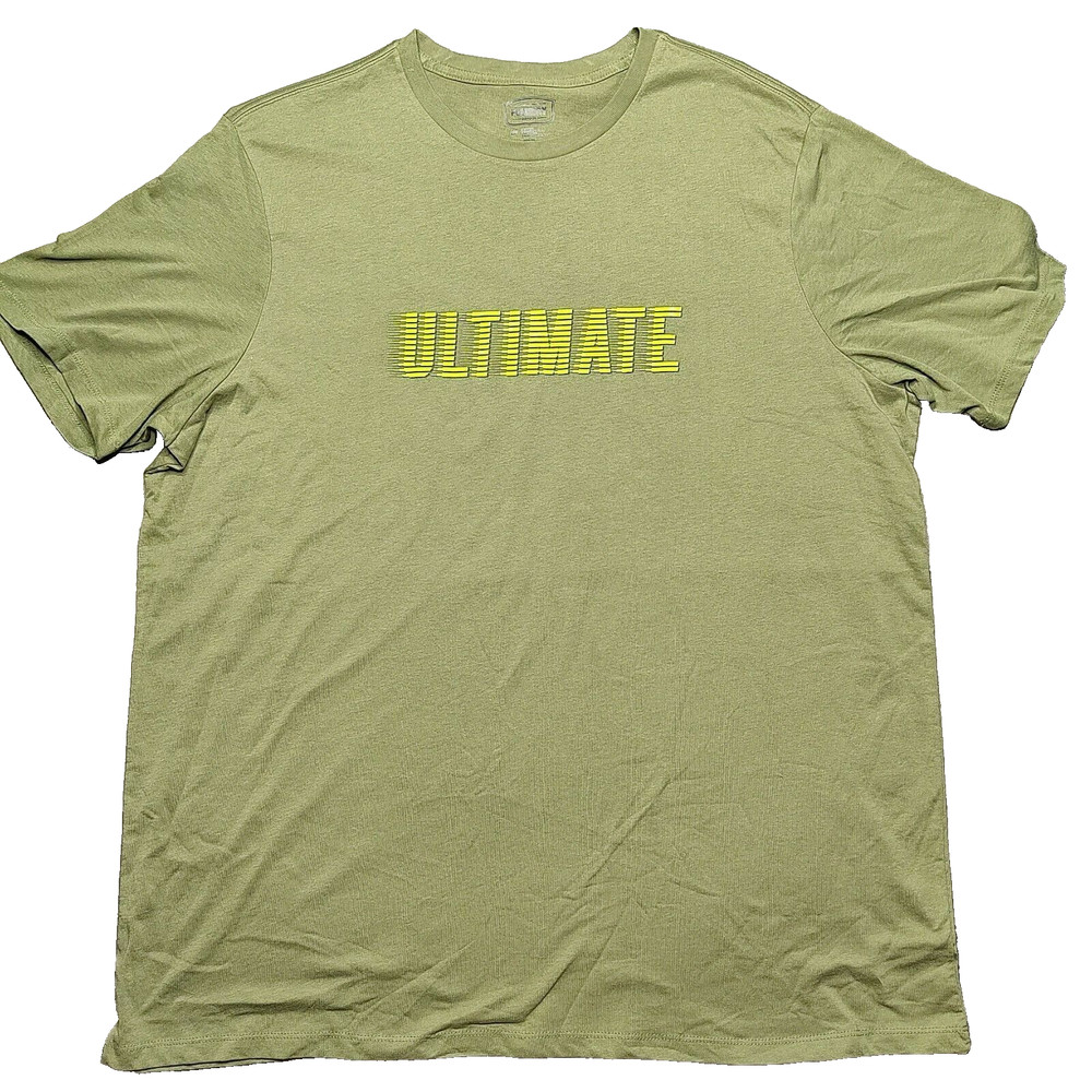 Foundry Men Big 2XL ULTIMATE Green Graphic Short Sleeve T-Shirt NEW