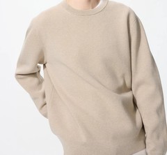 UNISEX Wear UNIQLO Machine-Washable Milano Ribbed Sweater Stretchy Knit