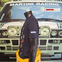 SPARCO BLUE SHORT SLEEVE T-SHIRT MODEL LANCIA DELTA HF COLLECTION T-SHIRT T-SHIRT