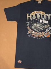 VTG 3D Emblem 1991 Harley Davidson I OWN A HARLEY NOT JUST A T-SHIRT Mt. Vernon