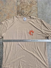 WRV Wave Riding Vehicles T-shirt Men 3XL Beige Short Sleeve Surfboard Theme NWOT