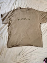 Crye Precision Blend In T-Shirt Tan MultiCam Sleeve Logo Men’s Size XL Military