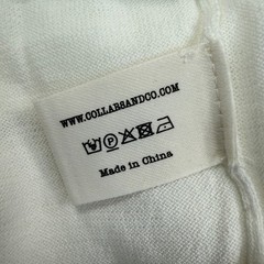Collars & Co Mens Size Large Maranello Mid-Weight Cotton & Silk Tee White NEW