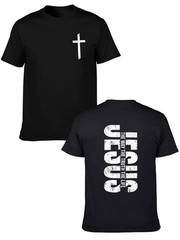 Jesus The Way The Truth The Life Christian Cross Religious God Bible T-shirt