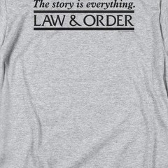 Law And Order Story Licensed Adult Unisex T-Shirt Regular Fit Tee SM-3X