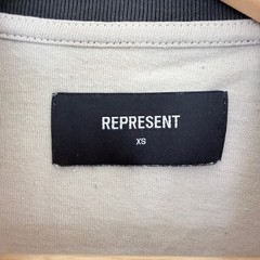 Represent Arch Logo T-shirt with Contrast Collar Size XS