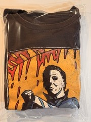 John Carpenters Michael Myers The Boogeyman Halloween Movie Graphic Black Tee XL