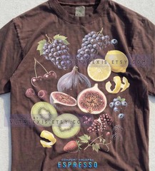 Fresh Fruit Fig Grape Lemon Kiwi Healthy Food Produce Comfort Tee