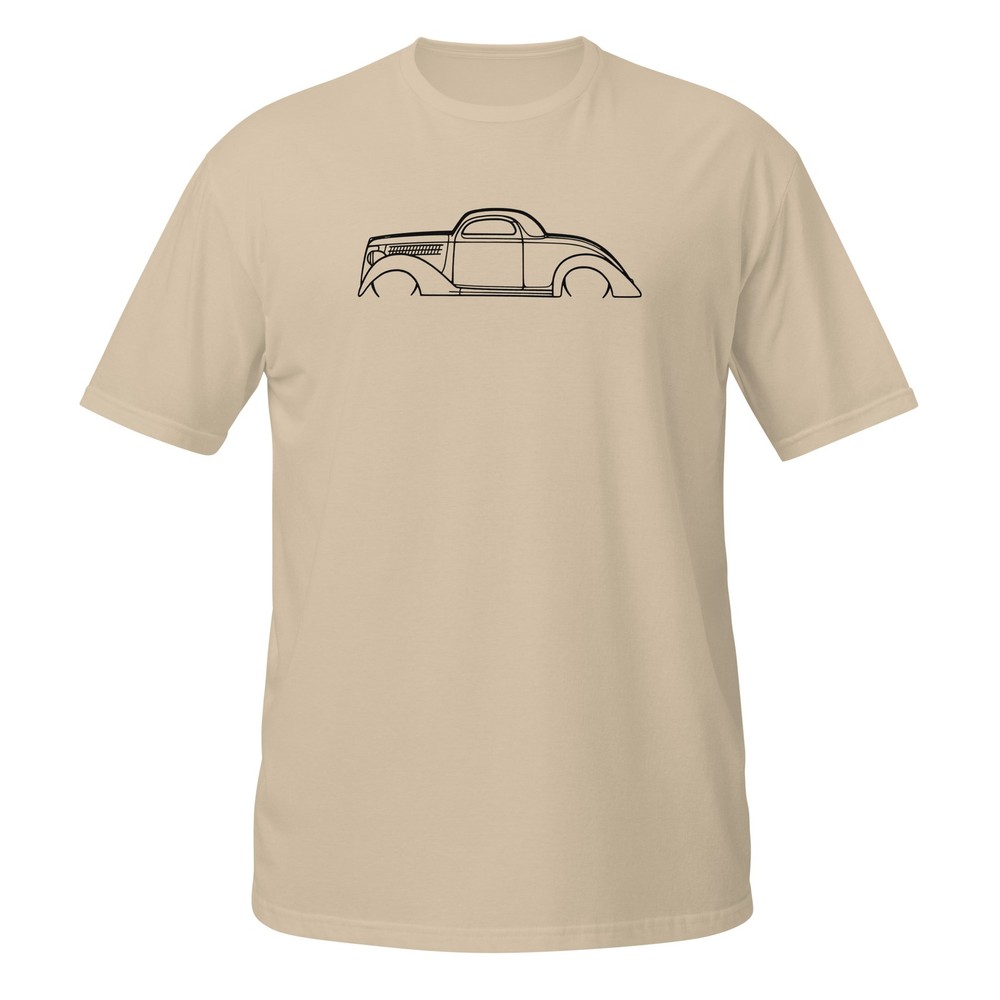 Comfy T-Shirt For Chevrolet Coupe 1936 Car Lovers Birthday Gift Stylish Tee