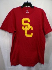 Authentic Apparel USC Trojans SC Interlock Men’s T-Shirt Large Cardinal Red