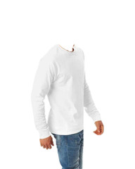 😎THERMAL WHITE CREW LONG SLEEVES SHIRT✨FASHION WEAR💕2 SHIRTS + 1 FREE💕XL SIZE