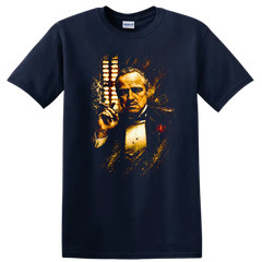 Godfather Inspired T Shirt Vintage Art Design Mafia Classic Film Tee
