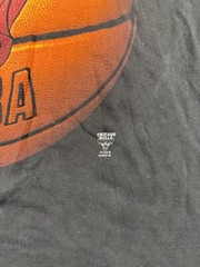 Vintage Chicago Bulls 90s T Shirt Mens XL Black Faded Graphic Short Sleeve Logo
