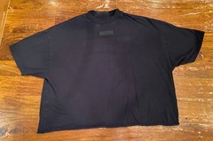 Fear of God Black Wide Cut Off T-Shirt Mens Medium