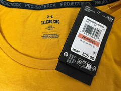 Under Armour Project Rock RSPCT Men’s Sz M/ L / 4XL Short Sleeve Gym T-Shirt New