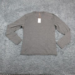 Quince Shirt Mens XL Gray 100% Merino Wool Cold Weather Base Layer Crew NWT