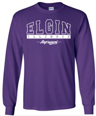 Elgin Illinois T-Shirt Long Sleeve Graphic tee