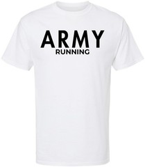 Army Running T-Shirt U.S. Military PT Physical Training Fitness Tee Shirt