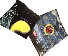 Civil regime Marvel X-Men Wolverine Oversized Graphic Tee Shirt Adult Size Large