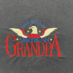 Vintage MC Sports Shirt Men’s Large Blue Made In USA Retro Grandpacore 80s 90s