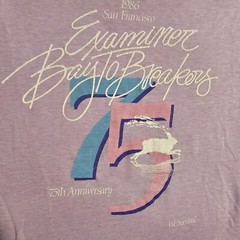 Vtg 80s Bay To Breakers T-shirts Mens M/S SF Marathon 85 86 88 90 Vaporwave SS