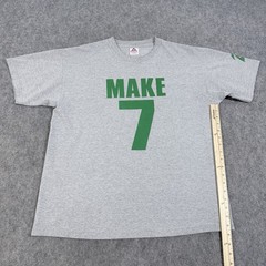 AAA Vintage Y2K Make 7 Up Yours Commercial Promo T-Shirt Fits Men’s Size XL Gray