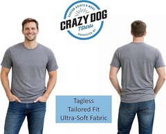 Papa Funny Cat Print Men’s T-Shirt Navy Blue Short Sleeve Crew Neck Cotton