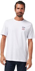Travis Mathew Men’s T-shirt Always On Vacation Born on the fourth White Size L