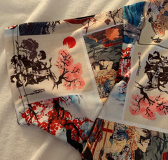 Fresh Prints Of Tokyo By Drill Clothing Co. Polyester Size: LARGE Japanese Print