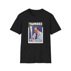 George Costanza Yankees Baseball Card T-Shirt – Unisex – Seinfeld, 90’s TV Fans
