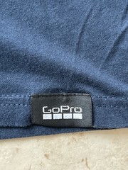 Go Pro Camera Men’s Short Sleeve Medium Blue T-Shirt Action Sports Travel Active