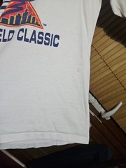 Vintage 90s St John’s Red Storm College Sports Tee T Shirt M L NYC New York City