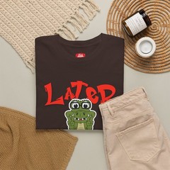 T-Shirt — ‘Later’ Cute Cartoon Alligator Graphic Tee