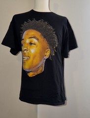 Black Headgear Classics NBA Youngboy Graphic T-Shirt Size L
