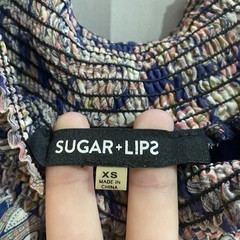 Sugar Lips paisley print blouse Size Extra Small TG2079