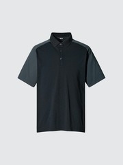 Genuine UNIQLO Broadcloth Shirt (Button-Down Collar) Stripe E BLACK MEN