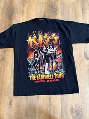 Vintage KISS The Farewell Tour T-shirt 1973-2000 Size XL band tee single stitch