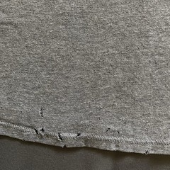 Vintage 1990s Russell Athletic Blank T Shirt Mens XL Gray Short Sleeve 90s USA