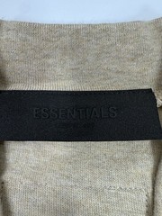 Fear Of God Essentials Mens T-Shirt V-Neck Sz Medium Oversize Gold Heather Tee