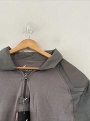 Defcon 5 Tactical Padded T-shirt Combat Shirt Padding Collared Zip Neck XL Grey